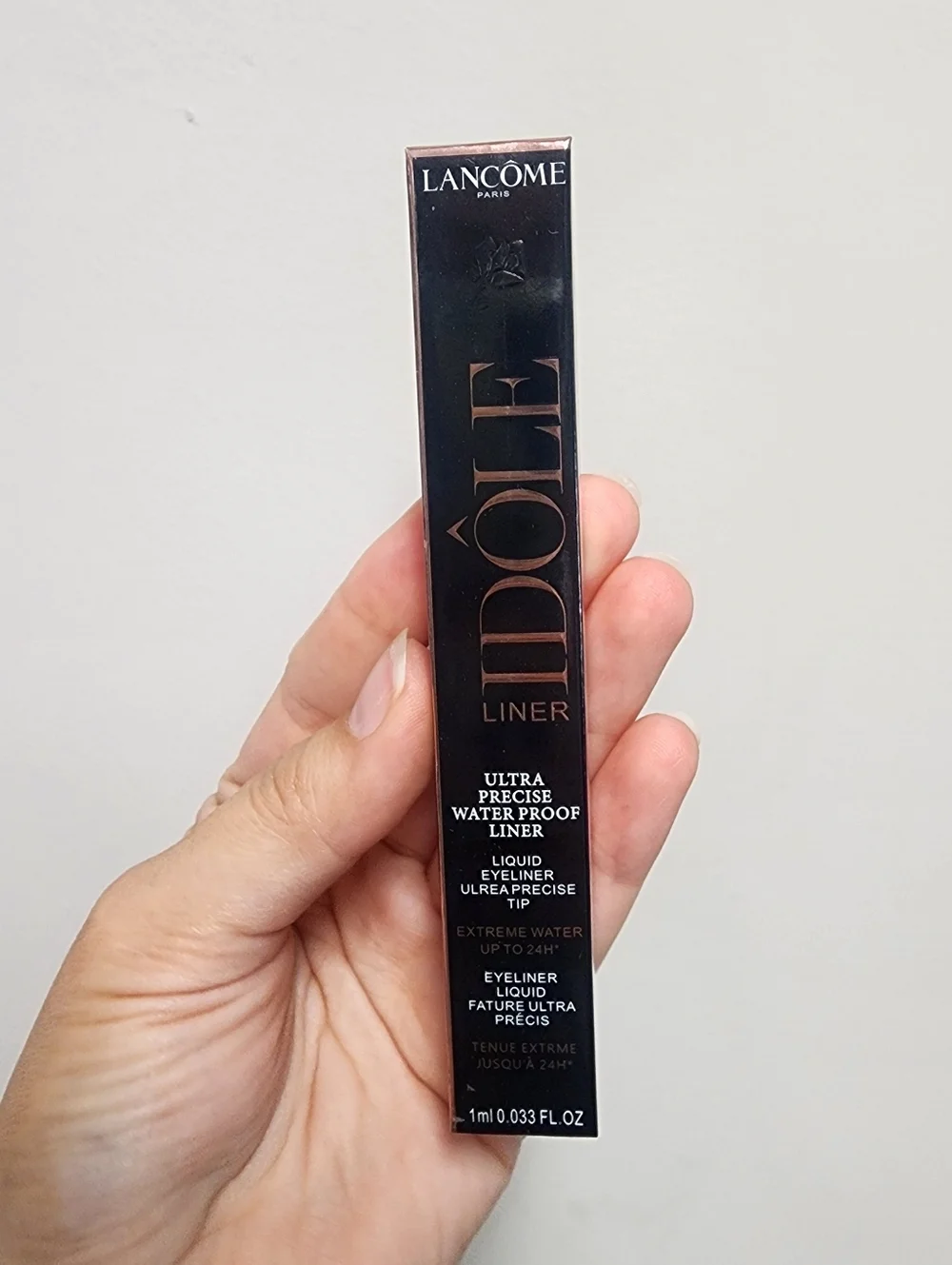 Lancome Paris Idôle Ultra Precise Waterproof Liquid Eyeliner - Black New